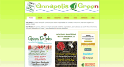 Desktop Screenshot of annapolisgreen.com