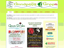 Tablet Screenshot of annapolisgreen.com